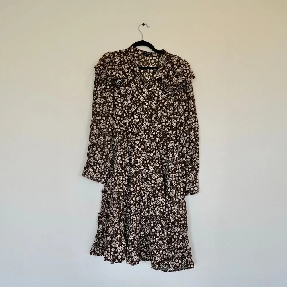 Area Starts Ashley MIDI Fit And Flare Floral Dress Size Large‎
